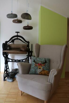 Unser gemütlicher Ohrensessel