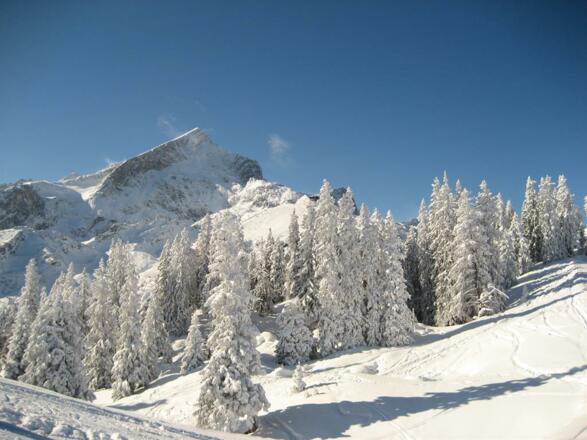 Im Skigebiet Garmisch