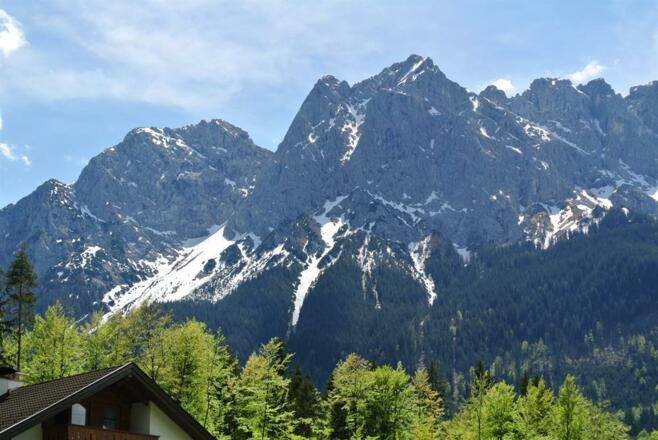 Aussicht auf die Waxensteine