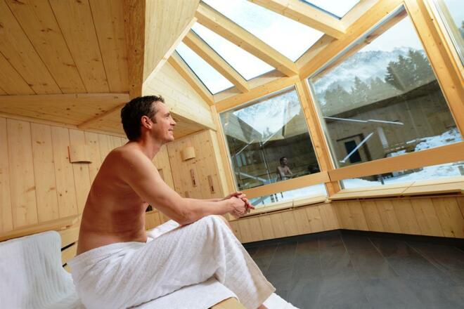 Sauna im Landhaus-Spa