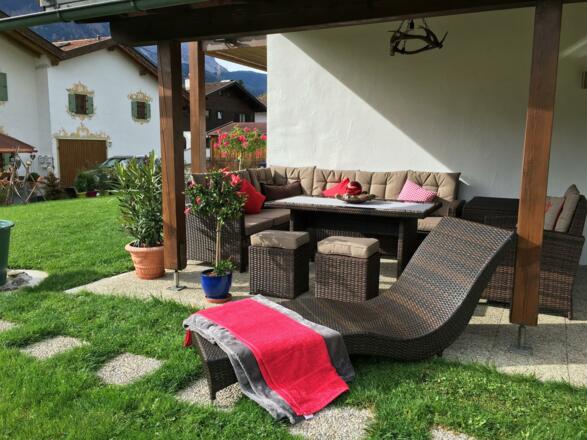 Lounge für heisse Tage im Sommer