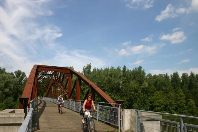 Bockerlbrücke an der Isar- fast so berühmt wie der Eifelturm