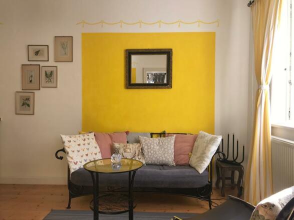 Sofa &quot;Sonnengelb&quot;