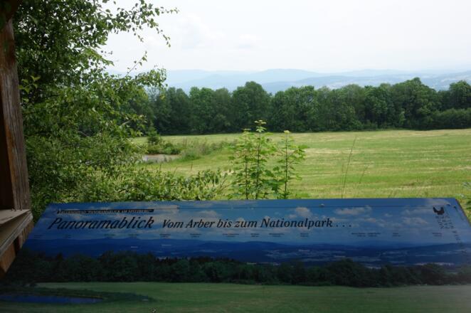 Aussicht beim Berggasthof Schön