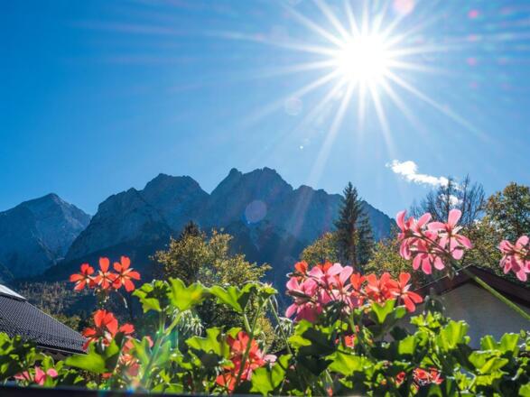 Blick zu Alpspitze und Waxensteine