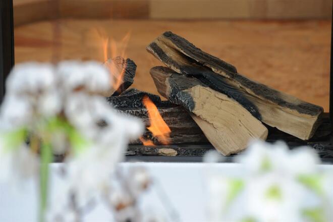 Kamin im Landhaus-Spa