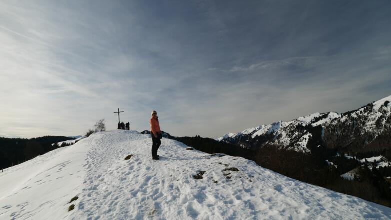 Das „Gipfelkreuz“ bei der Mittelberg-Alpe