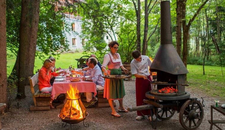 Grillen im Garten