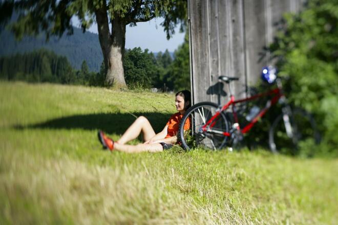 Radlpause im Ammertal