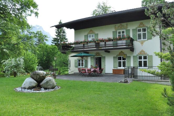 Die Frühstücksterrasse