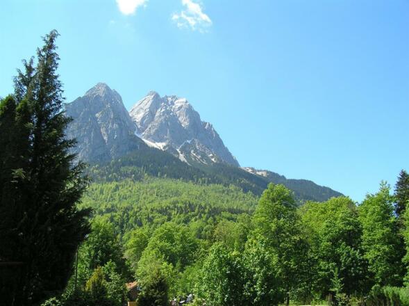Blick auf die Waxensteine