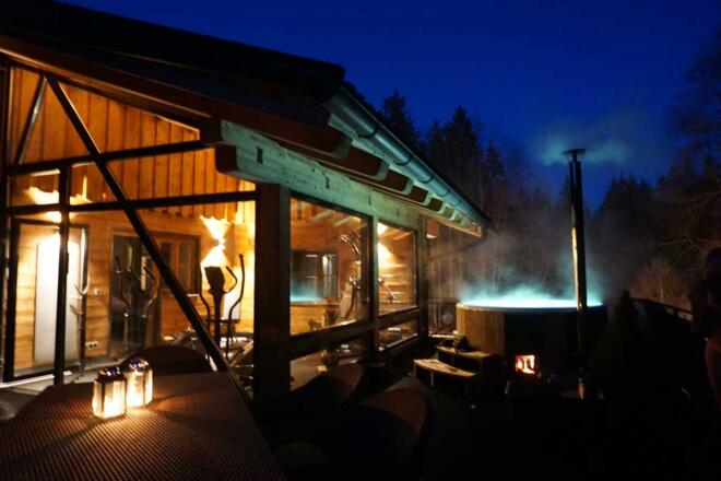 Fitness/Spa bei Nacht