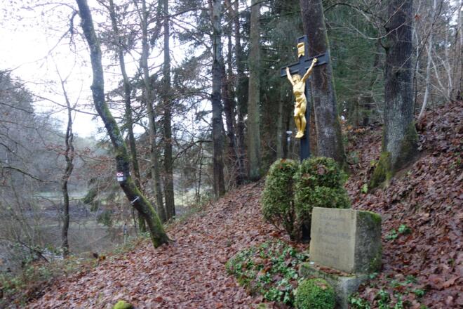 Wegkreuz kurz vor der Ödmühle