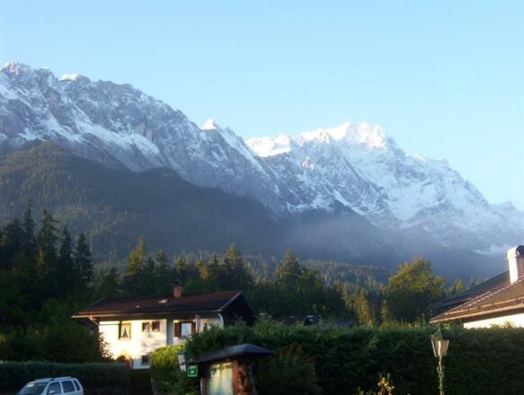 Aussicht auf die Zugspitze