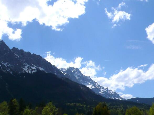 Zugspitzblick von Ihrer Unterkunft
