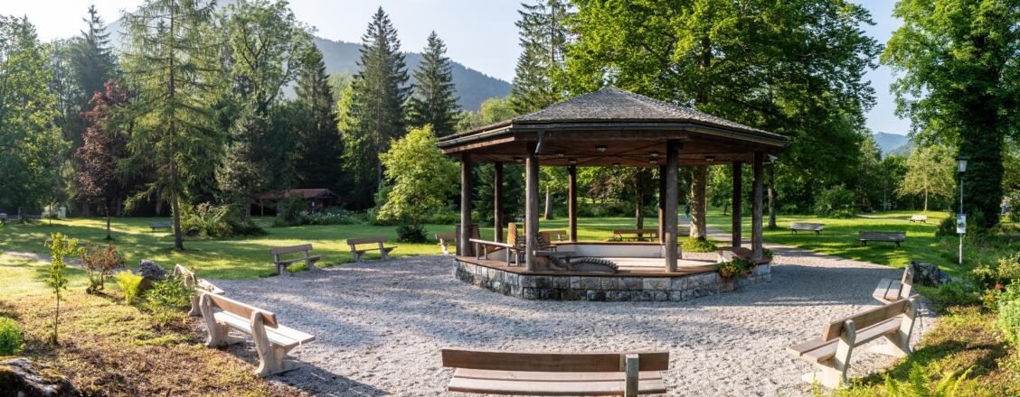 Musikpavillon im Kurpark Kreuth