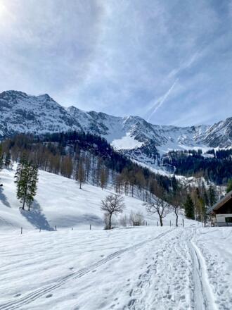 Winterliches Kloo-Ascher-Tal