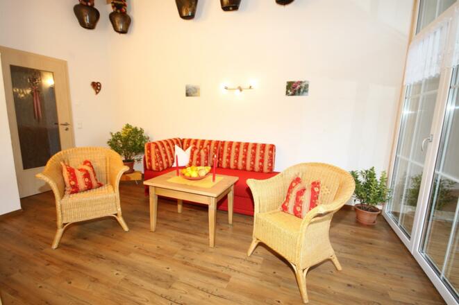 Fewo Alpenrose Wohnzimmer