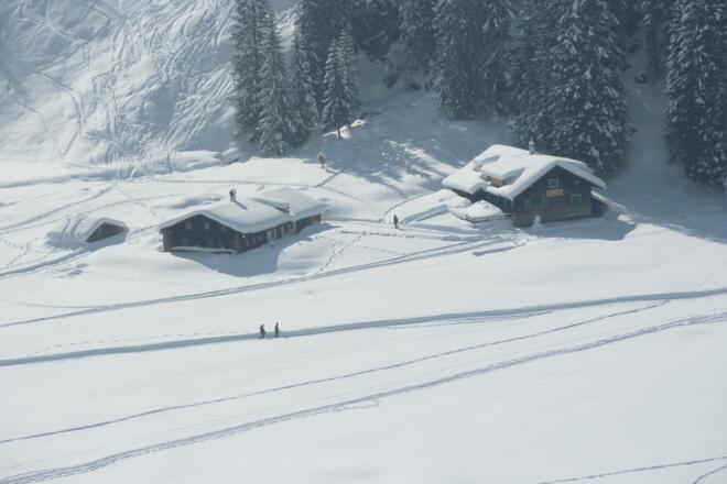 Alpe Melköde im Winter