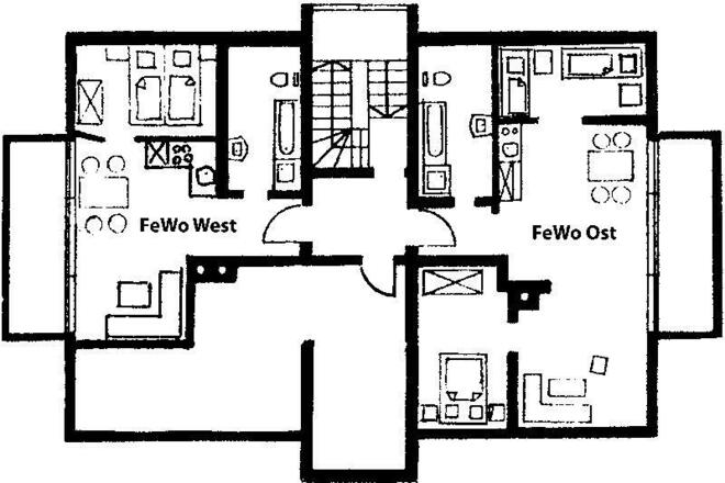 Grundriss Ferienwohnungen