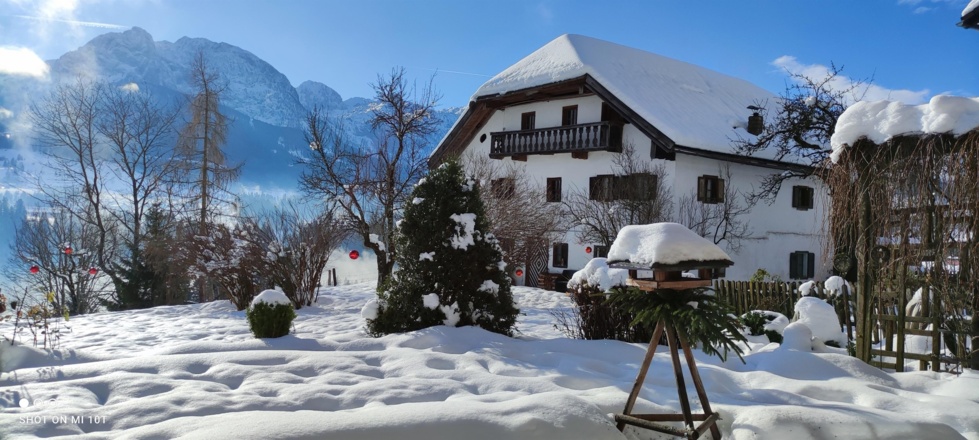 Winterbild Bauernhaus
