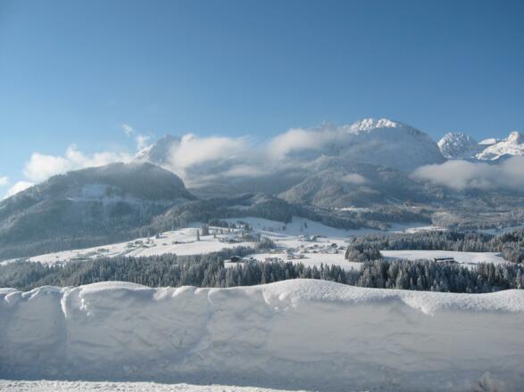 Aussicht Skipiste Abtenau