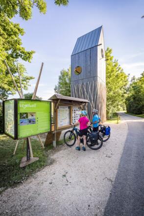 Am Vogelbeobachtungsturm bei Eglsee
