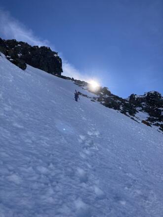 Sonnenaufgang vor dem Glocknerhorn...