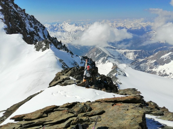 Abstieg vom Glocknerhorn