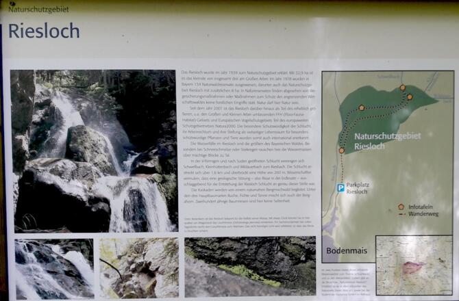 Riesloch-Info-Tafel