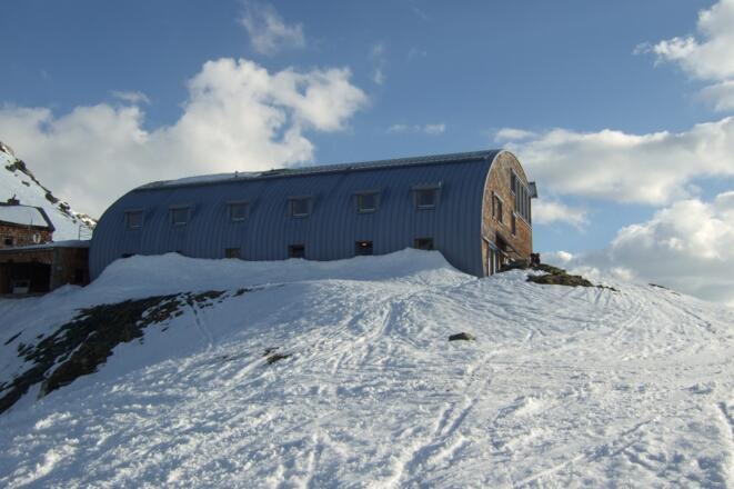 Die gemütliche Stüdlhütte. morgen müssen wir sehr früh starten...