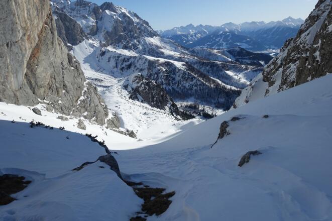 Blick in die Torabfahrt