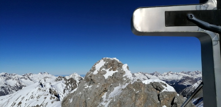 Blick Richtung Nordgipfel der Aples-Pleis