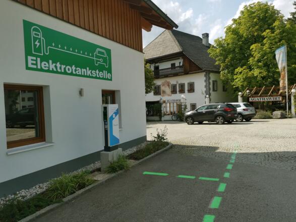 E-Tankstelle bei Landhotel Agathawirt