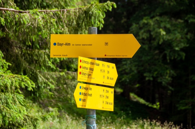 Weg zur Bayralm