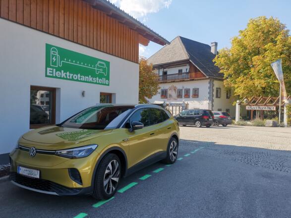 E-Tankstelle bei Landhotel Agathawirt in Bad Goisern am Hallstsättersee