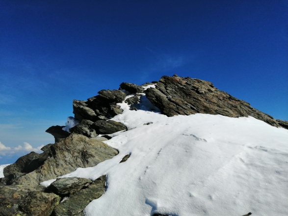 Beim Abstieg - das Glocknerhorn von der Ostseite aus gesehen...