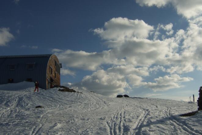 Später Anstieg auf die Stüdlhütte