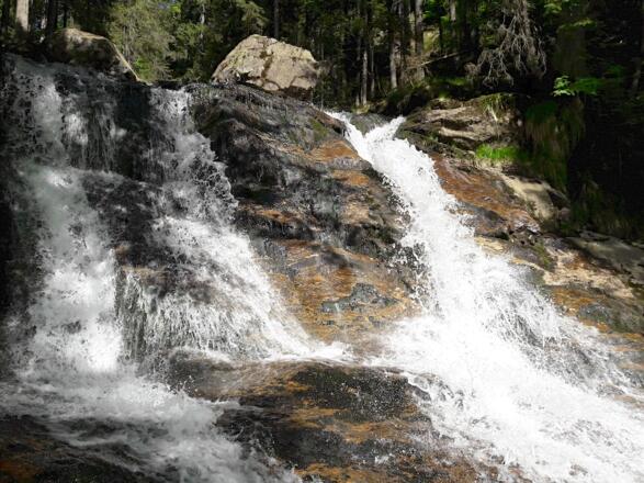 Beginn der Hauptwasserfälle