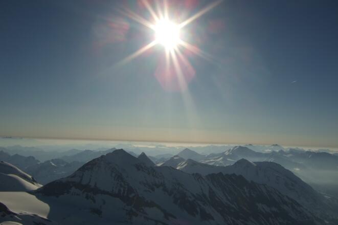 Blick nach Osten...