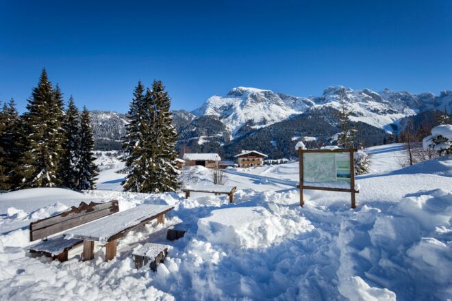 Rastplatz am Winterwanderweg