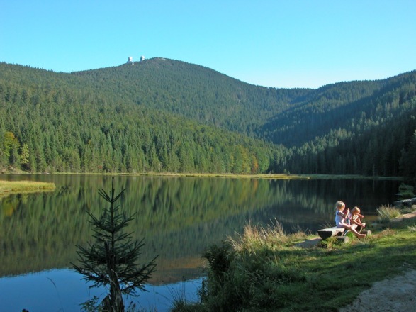 Kleiner Arbersee mit Großen Arber