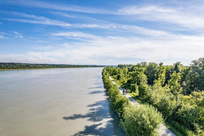 Radeln am Inn bei Simbach
