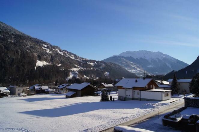 Blick vom Balkon Ost Winter