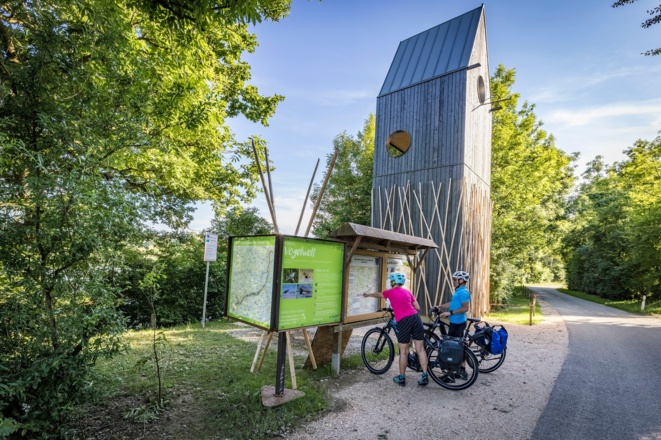Am Vogelbeobachtungsturm bei Eglsee