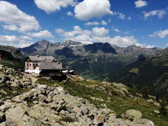 Endlich, die Kasseler Hütte ist bald erreicht...