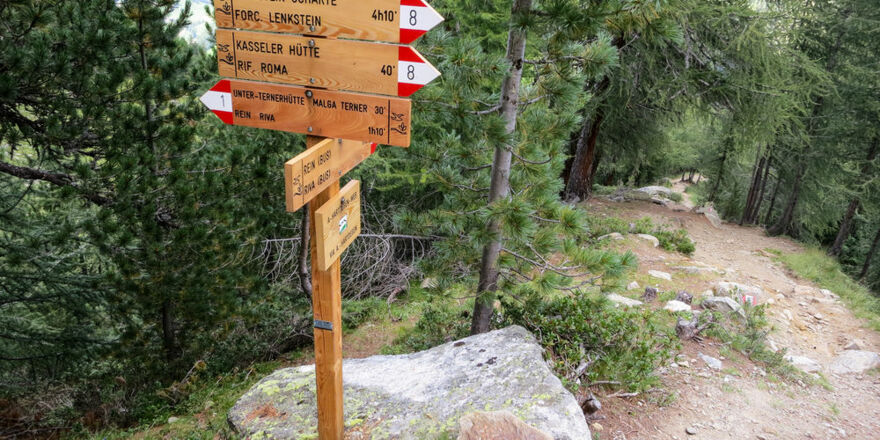 Unterwegs zum Lenkstein Joch...