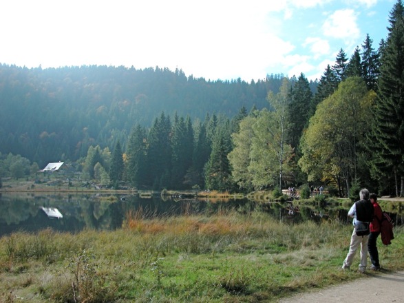 Seehäusl vom Weg zum Kleinen Arbersee