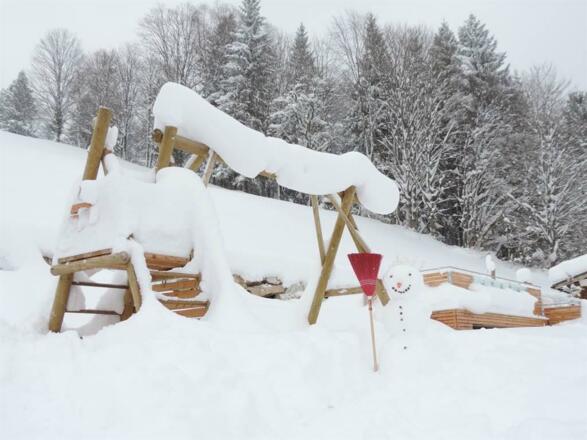 Garten im Winter