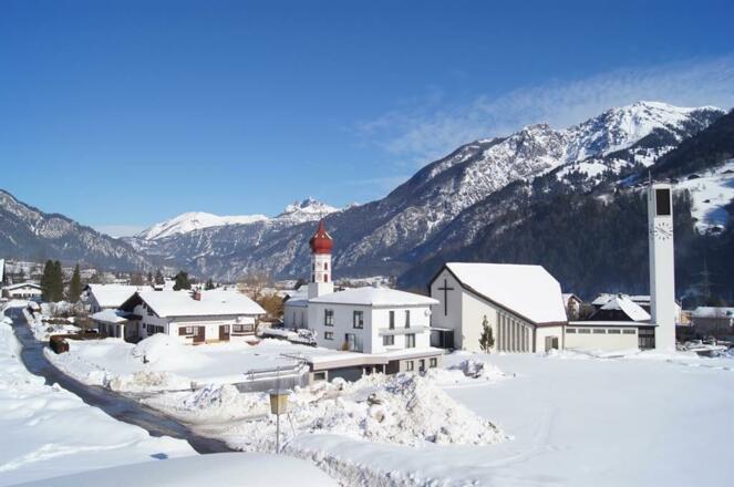 Blick vom Balkon Nord Ost Winter